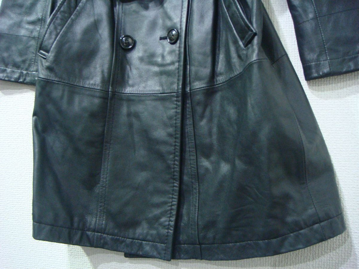 MB/H14KP UNIQLO レア品 ユニクロ レディース ラムレザー トレンチ