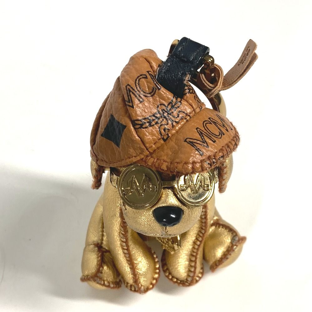 MCM エムシーエム キーチャー厶 ヴィセトス 犬 ドッグ ワンちゃん レザー MCM エムシーエム キーチャー厶 ヴィセトス 犬 ドッグ ワン