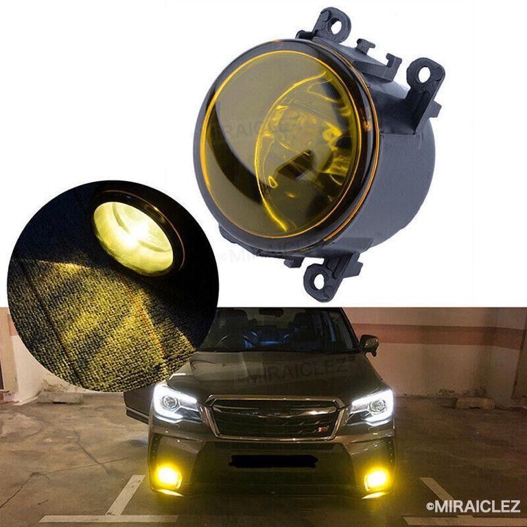 トヨタ フォグランプ ユニット 汎用 H8 H11 H16 ガラス レンズ 社外品 HID LED 純正サイズ交換用 互換 LR セット イエロー -  メルカリ