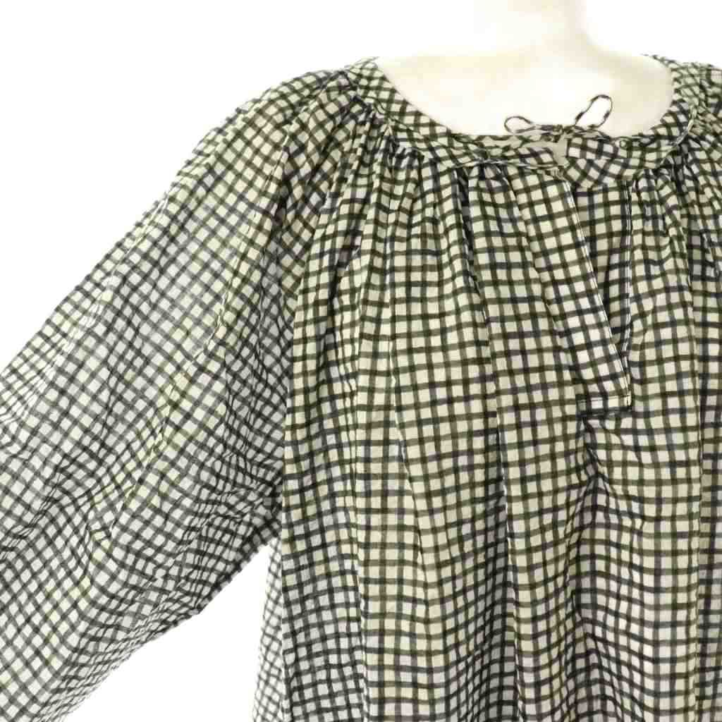 ティヤマイパリ T.yamai paris モノクロチェックプリントワンピース 1