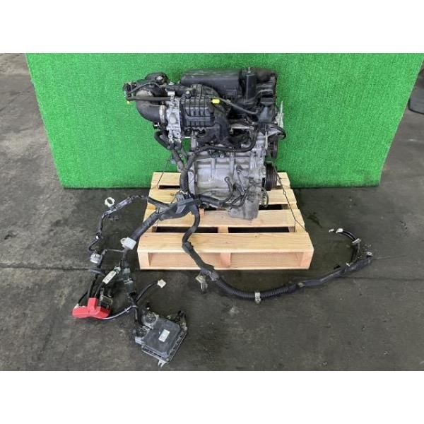 ハスラー MR41S エンジンASSY Jスタイル2ターボ 4WD B3G