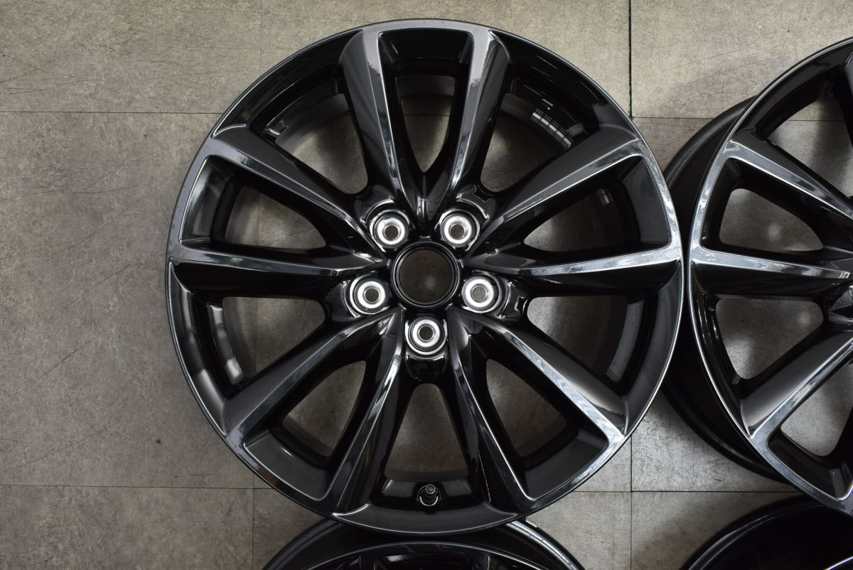 新車外し品】マツダ MAZDA3 ブラックトーンエディション 純正 18in 7J+ 