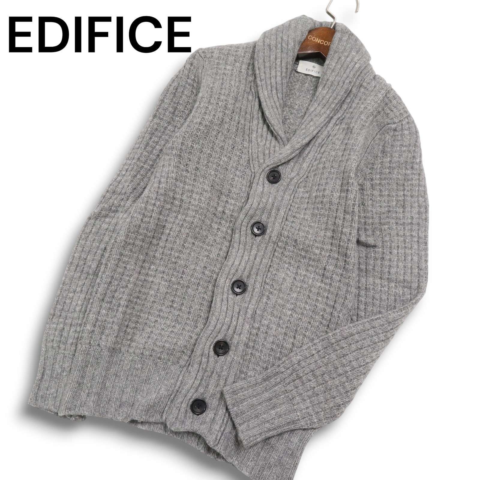 メンズ カーディガン EDIFICE EDIFICE」 ニットカーディガン LARGE 