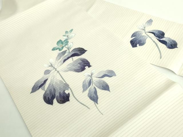 平和屋着物 上 夏物 下川響 絽塩瀬 九寸名古屋帯 手描き 花のひびき 金彩 DZAA9486kh5