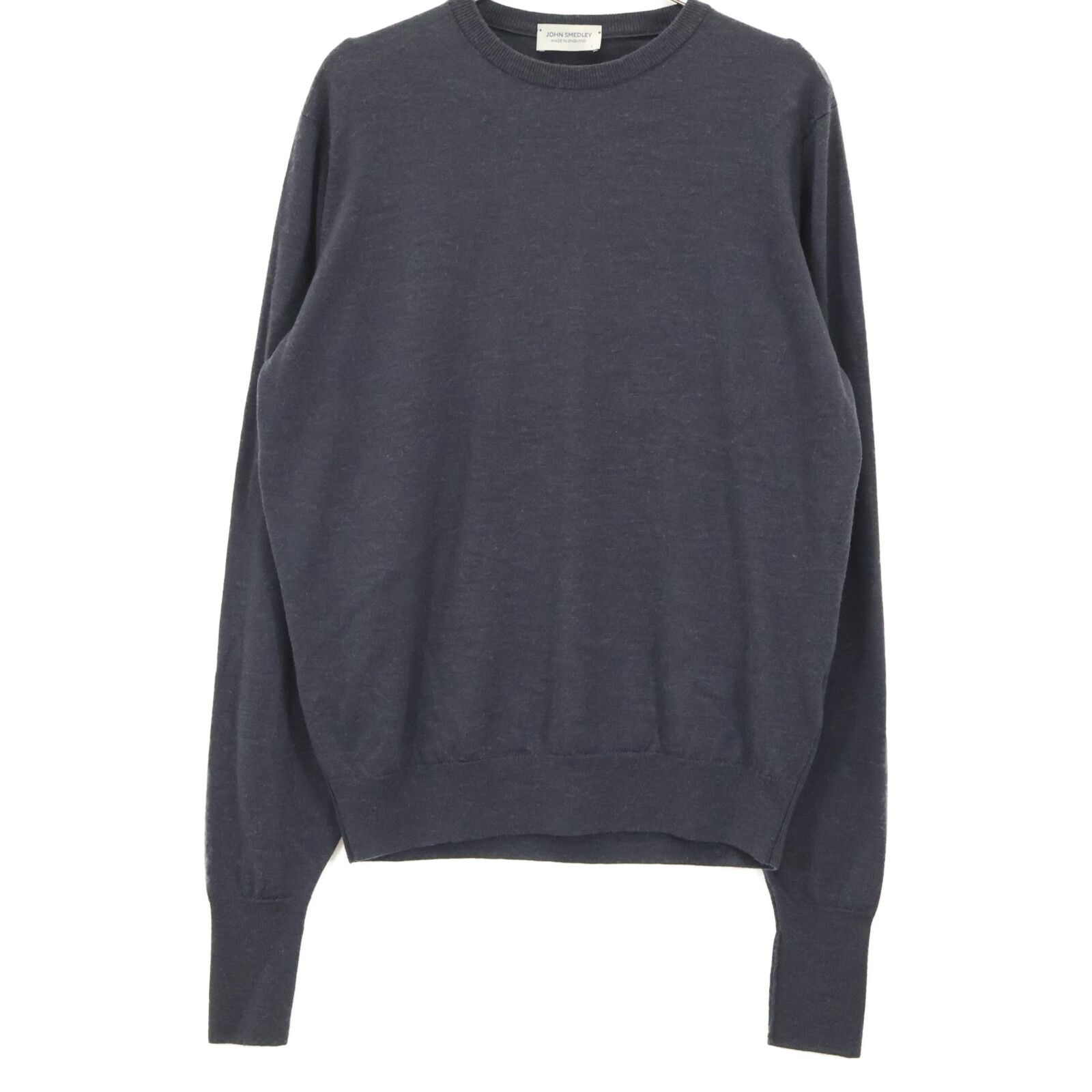 ジョンスメドレー ポロニット チャコールグレー サイズL JOHN SMEDLEY