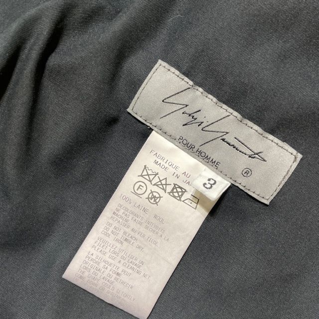  24 aw YOHJI POUR HOMME ARMY W KNEE PANTS ロングパンツ ブラック サイズ 3 ヨウジヤマモトプールオム その他 小物