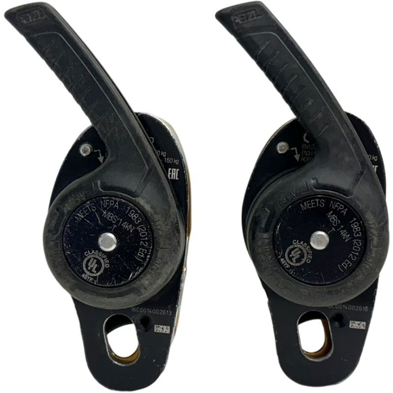 PETZL - PETZL ペツル RIG リグ セルフブレーキ下降器 2点セット 【中古】 32506R10 PETZL - PETZL ペツル RIG リグ セルフブレーキ下降器 2点セット