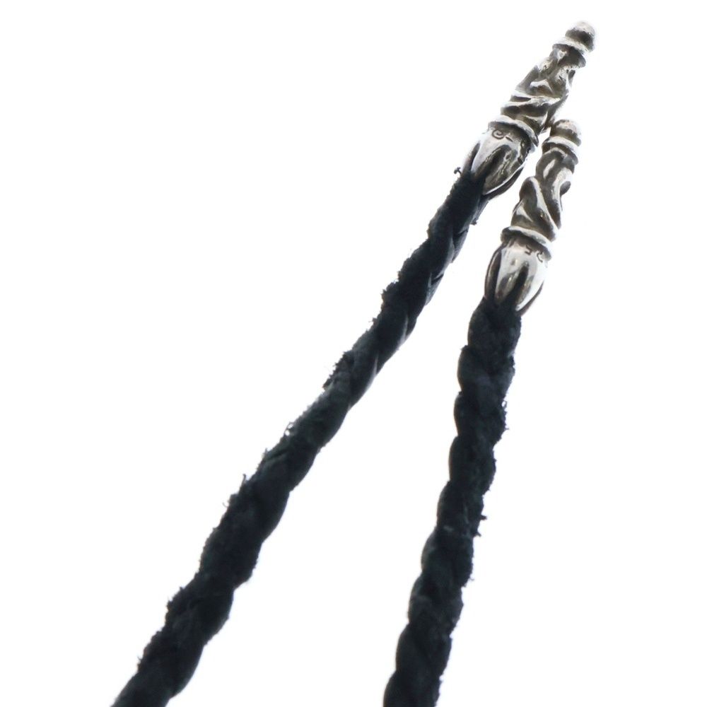 【鑑定済】クロムハーツ LEATHER BRAID スクロール レザーブレード クロムハーツ LEATHER BRAID/スクロールレザーブレード