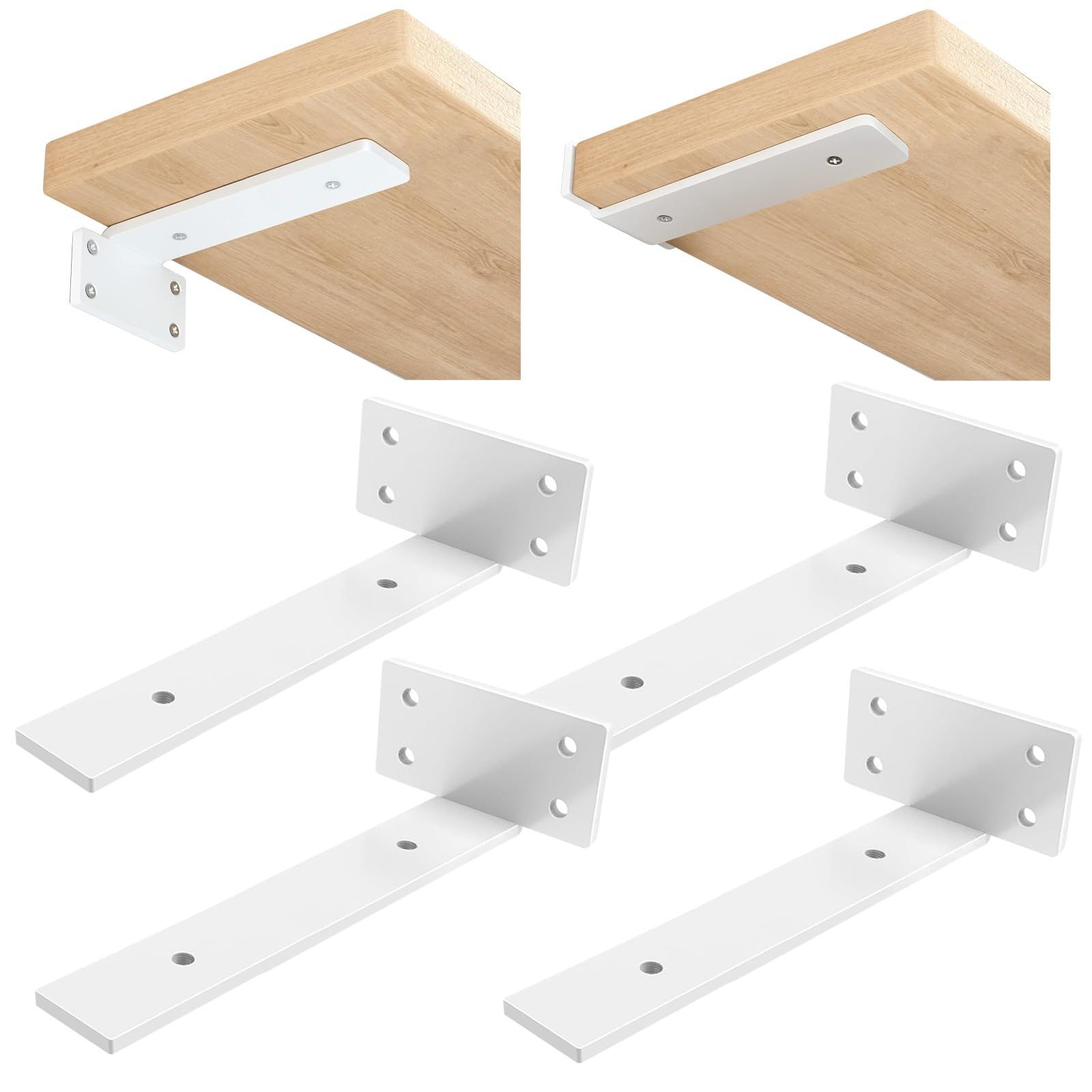 棚受け アイアン ブラケット 大 W40×D330×H220 オシャレ 6個 棚受け