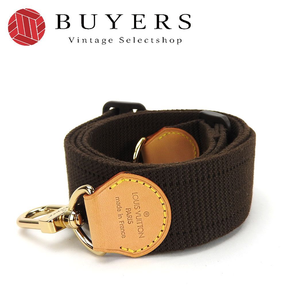 ルイ・ヴィトン LOUIS VUITTON ストラップ ブラウン レザー レディース