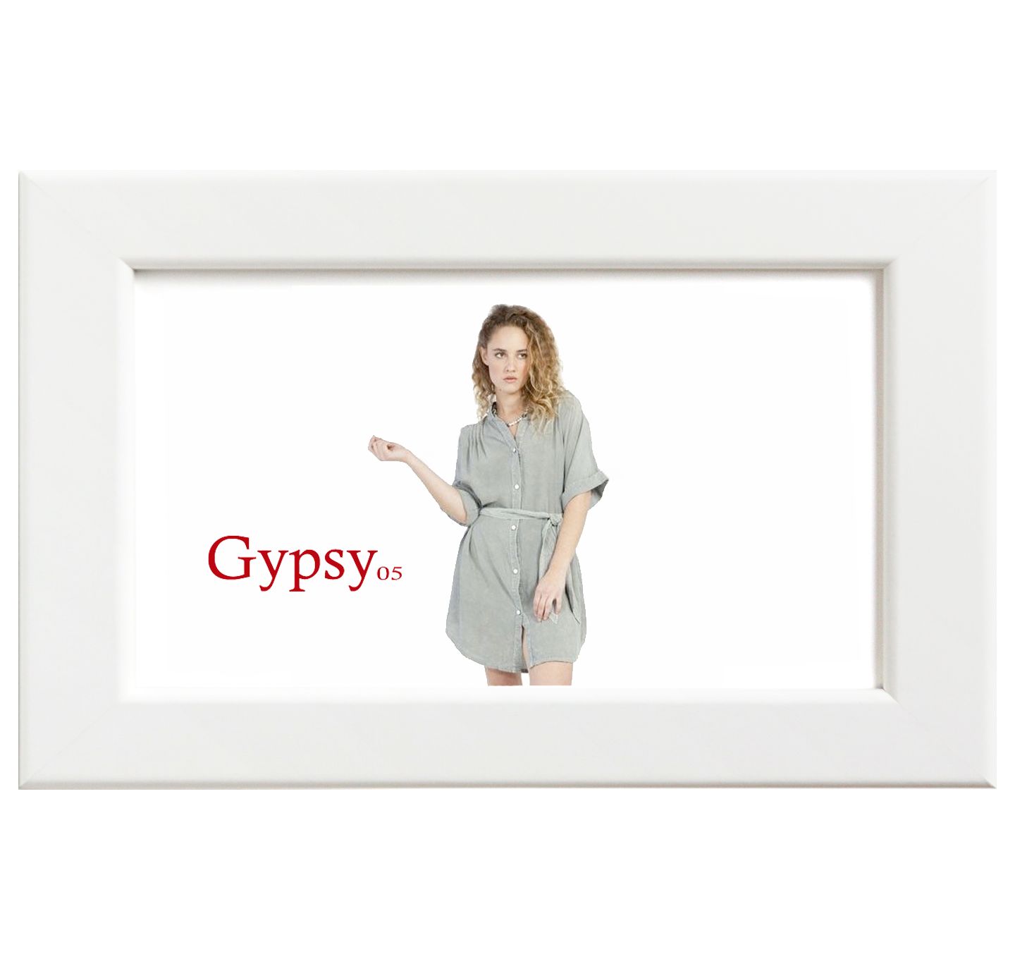 Gypsy05／ジプシー05　ボタンダウンシルクシャツワンピース Gypsy05／ジプシー05 ボタンダウンシルクシャツワンピース