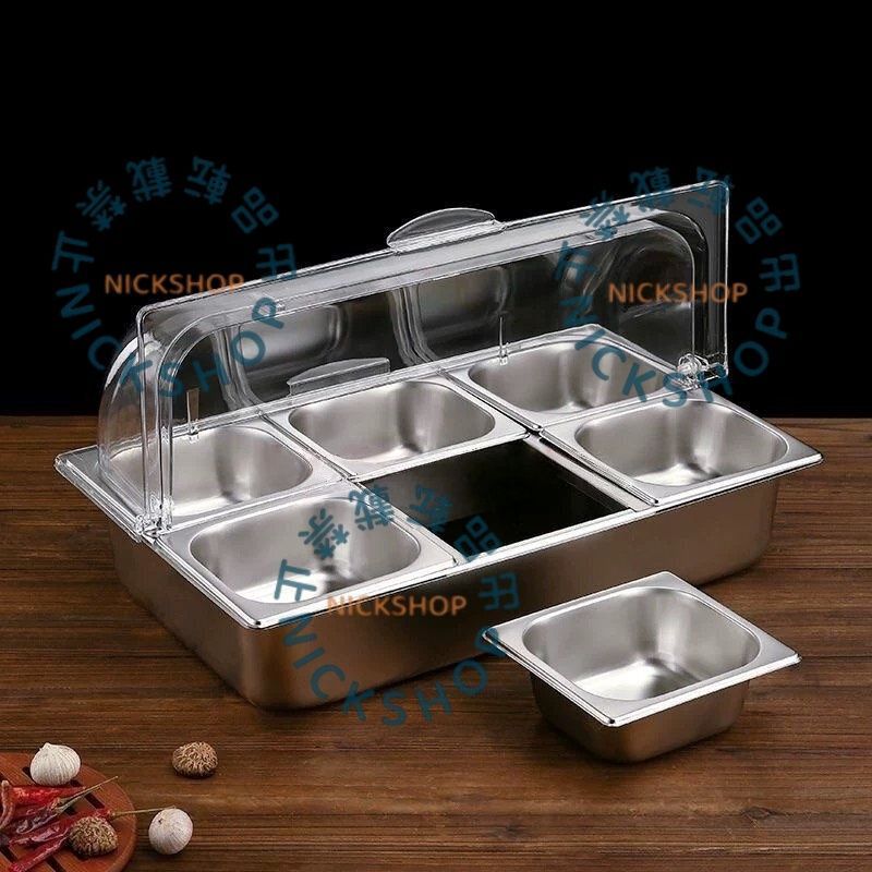 3連 フードディスプレイセット ステンレス製 9L フードカバー付き バイキング ビュッフェ 保存 陳列 送料無料 WWW_OLIVIERBERNSTEIN_COM