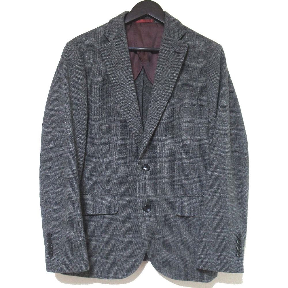 【美品】BEAMS HEART ビームス グレンチェックジャケットSizeM 美品 BEAMS HEART ビームスハート グレンチェック柄 テーラード
