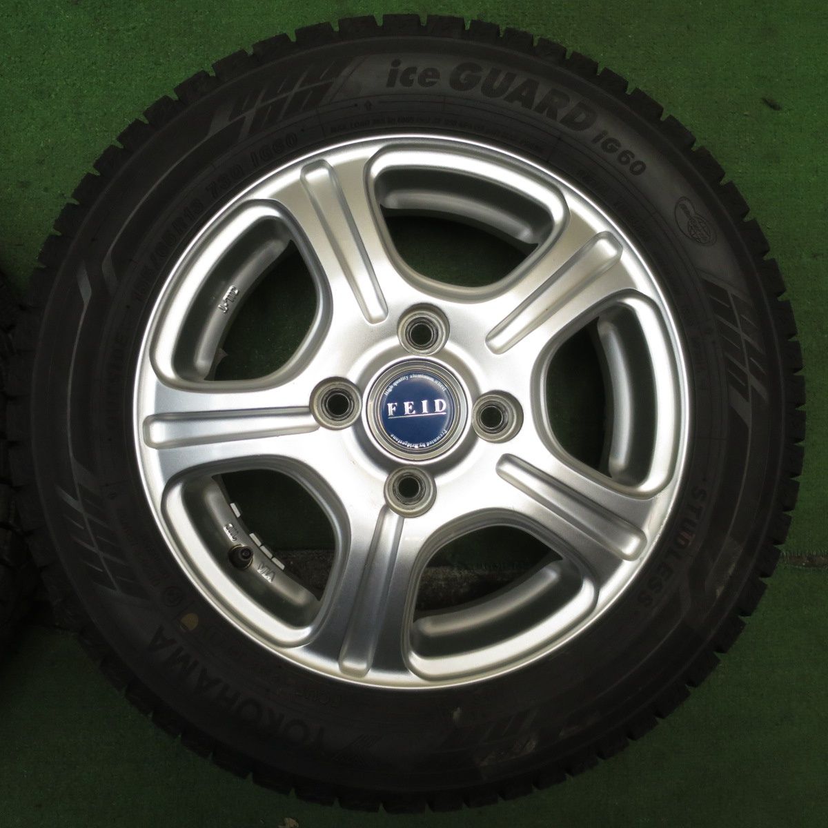 バリ溝！21年！9.5分☆スタッドレス 155/65R13 ヨコハマ アイスガード 