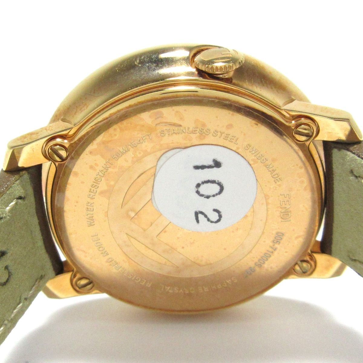 FENDI(フェンディ) 腕時計 710000S レディース 革ベルト 白 - メルカリ