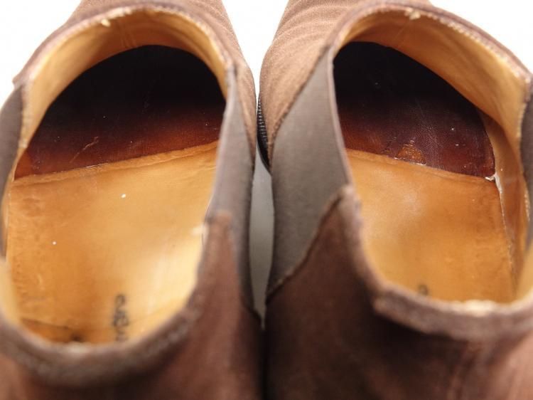 ダークブラウン スエード