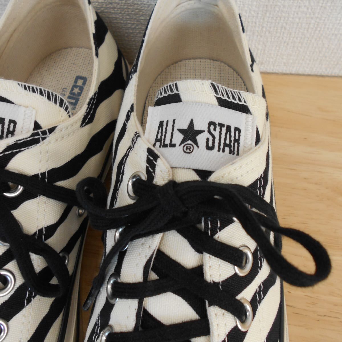 CONVERSE コンバース 1SD853 ALL STAR US ZEBRA OX オールスター ユーエス オックス ゼブラ柄 スニーカー シューズ 25.5cm 10116991