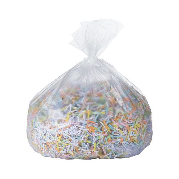 まとめ TANOSEE シュレッダーバッグエコノミー 半透明 LLサイズ BOXタイプ 1箱 100枚 ×5セット