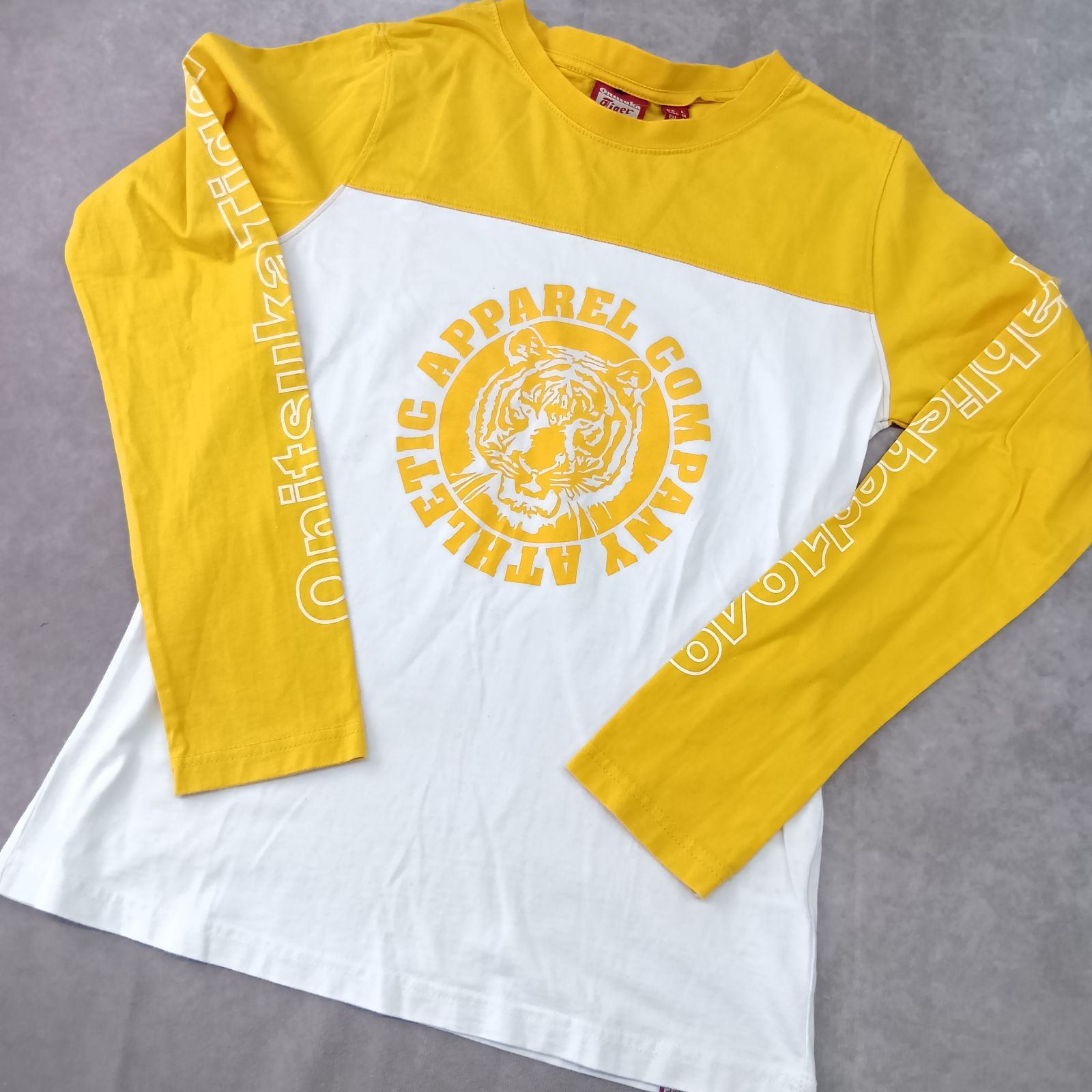 onitsuka tiger オニツカタイガー 長袖Tシャツ ロンT ロングスリーブ 