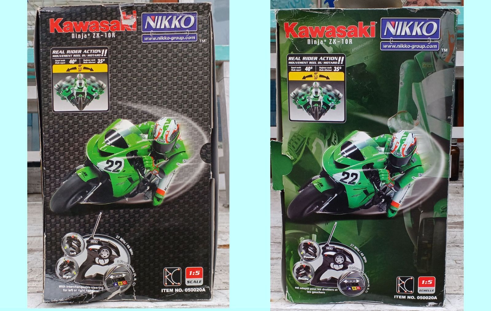 ラジコン オートバイ☆ 超レア 日本未発売品 Nikko Kawasaki Ninja ZX