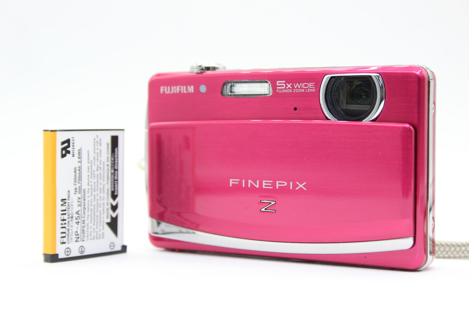 美品 返品保証】 フジフィルム Fujifilm Finepix Z90 ピンク 5x Wide 