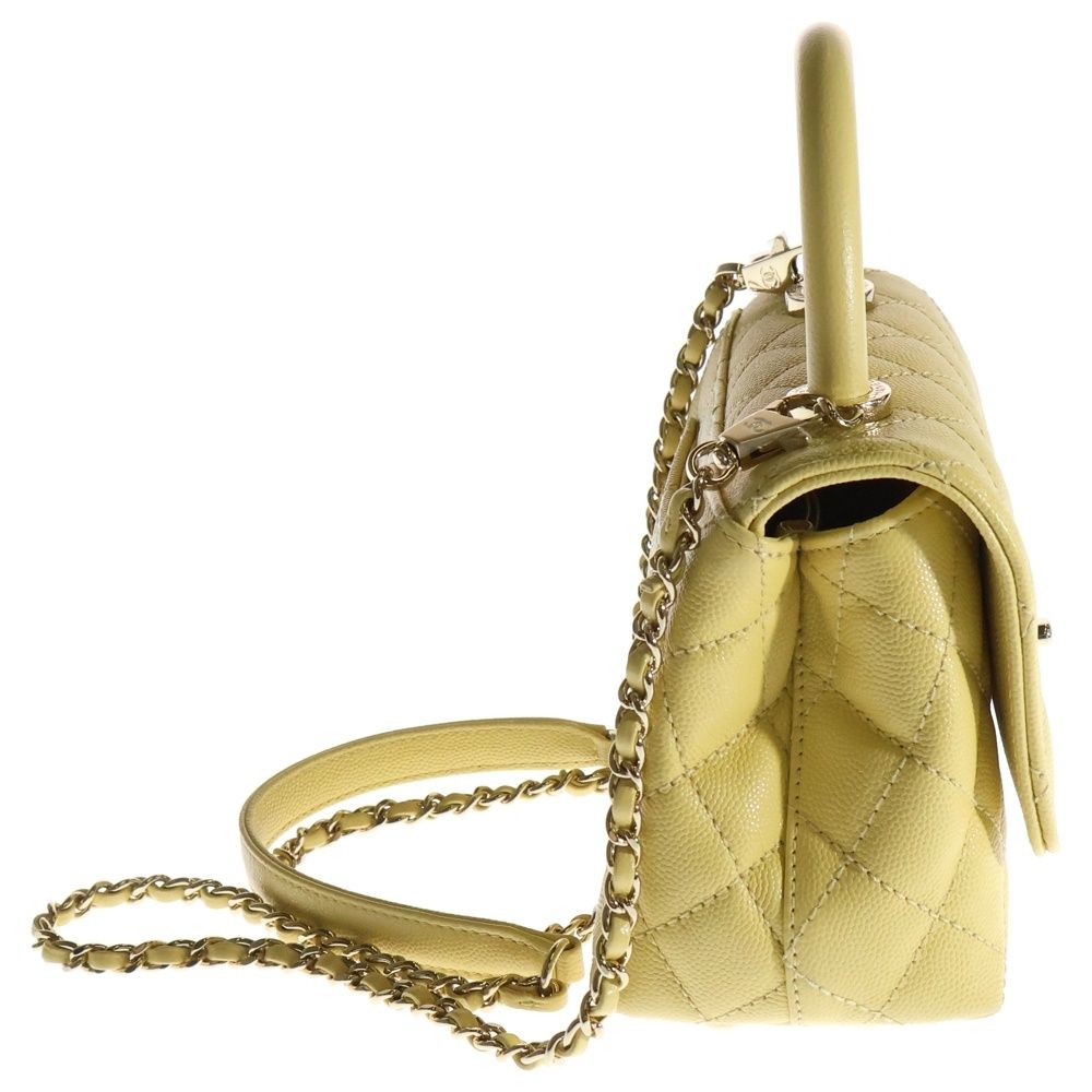 み*マ様 CHANEL シャネル マトラッセ ココマークゴールド金具 チェーンシ CHANEL (シャネル) ココハンドルXXS ココマーク マトラッセ