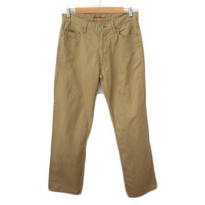 エディーバウアー EDDIE BAUER パンツ ストレート デニム 32 ベージュ
