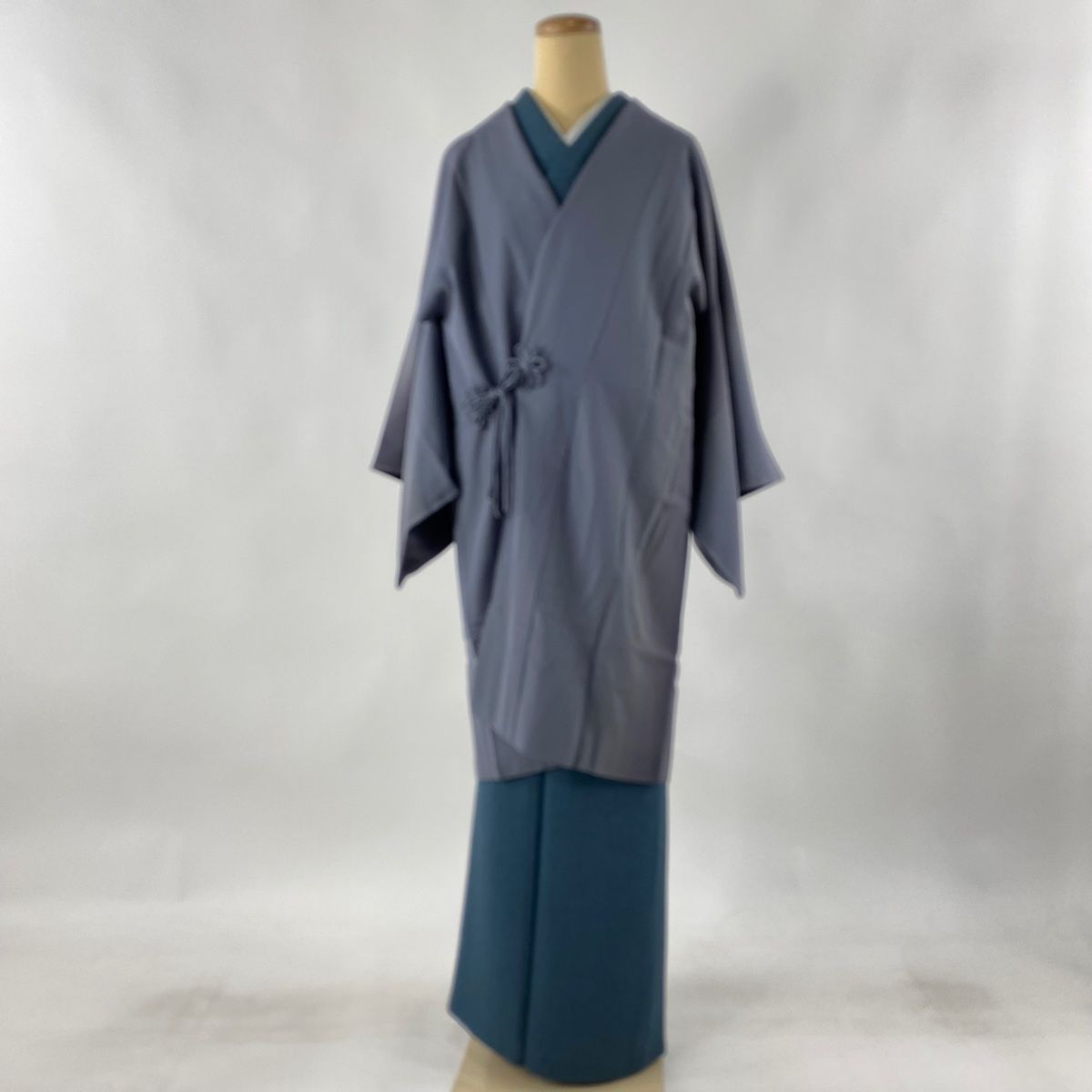 道中着 身丈100cm 裄丈63.5cm S 和装コート リバーシブル よろけ縞  