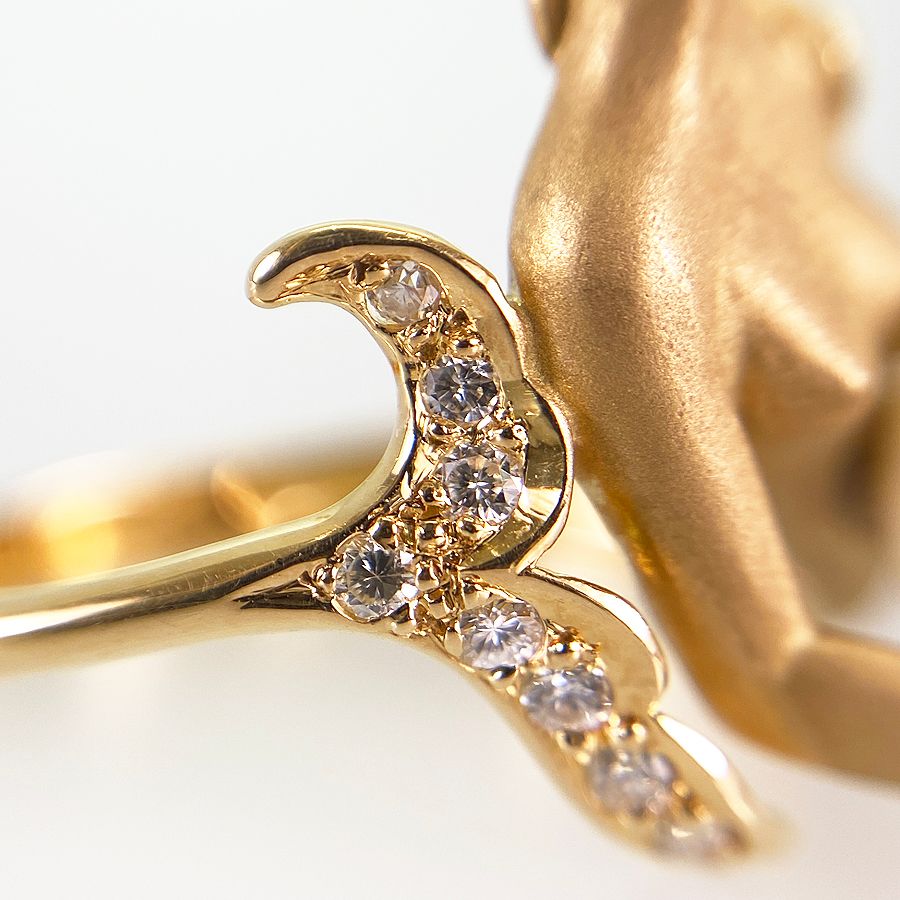 中古/ Carrera y Carrera カレライカレラ K18YG ネックレス 希少ハンドモチーフ 1Pダイヤ レディース ゴールド 20503371 カレライカレラ Carrera y Carrera リング 天使 女性