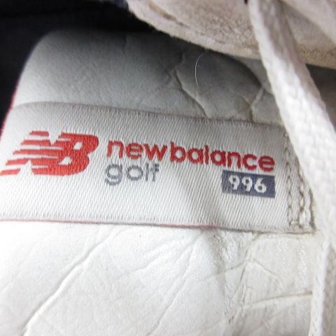 new balance ゴルフシューズ ホワイト/ネイビー/レッド ニューバランス NEW BALANCE ゴルフ ゴルフシューズ スパイク