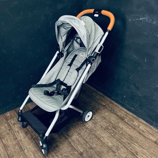サイベックス イージーS 4輪 ベビーカー シングルタイヤ グレーxブラック EezyS CYBEX ベビー用品 子供用品 外出 移動|514496
