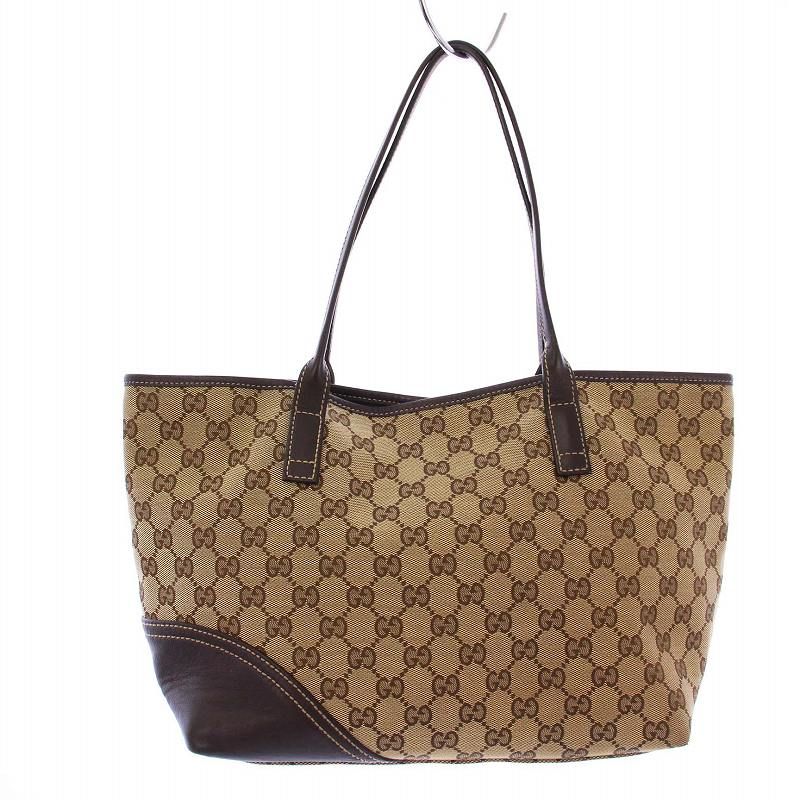 GUCCI トートバッグ インターロッキング GG キャンバス ニュー