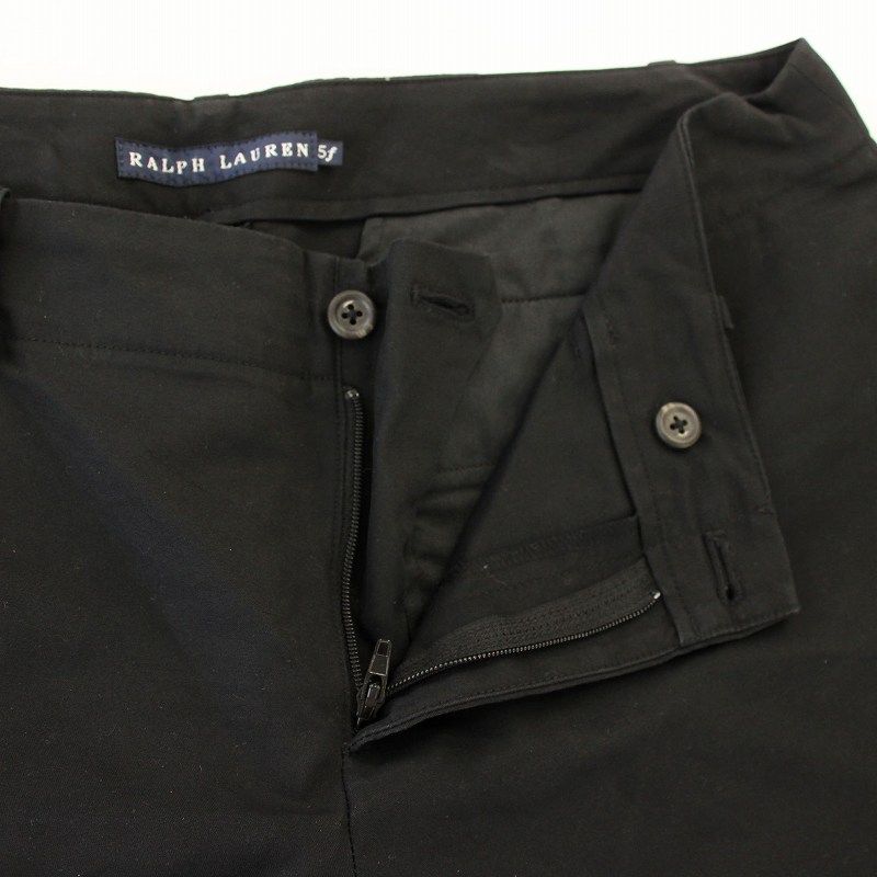 ラルフローレン RALPH LAUREN コットンパンツ 大きめサイズ 5 黒