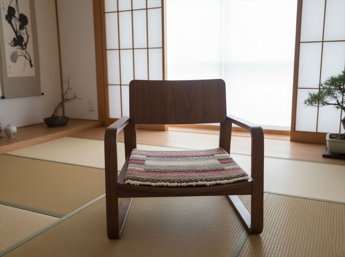 ガゼニ ギャッベ トルクマン族 ミニマット ラグ 38x38㎝ BD874 Gray 茜色 MARWIL-DEMENAGEMENTS_CH