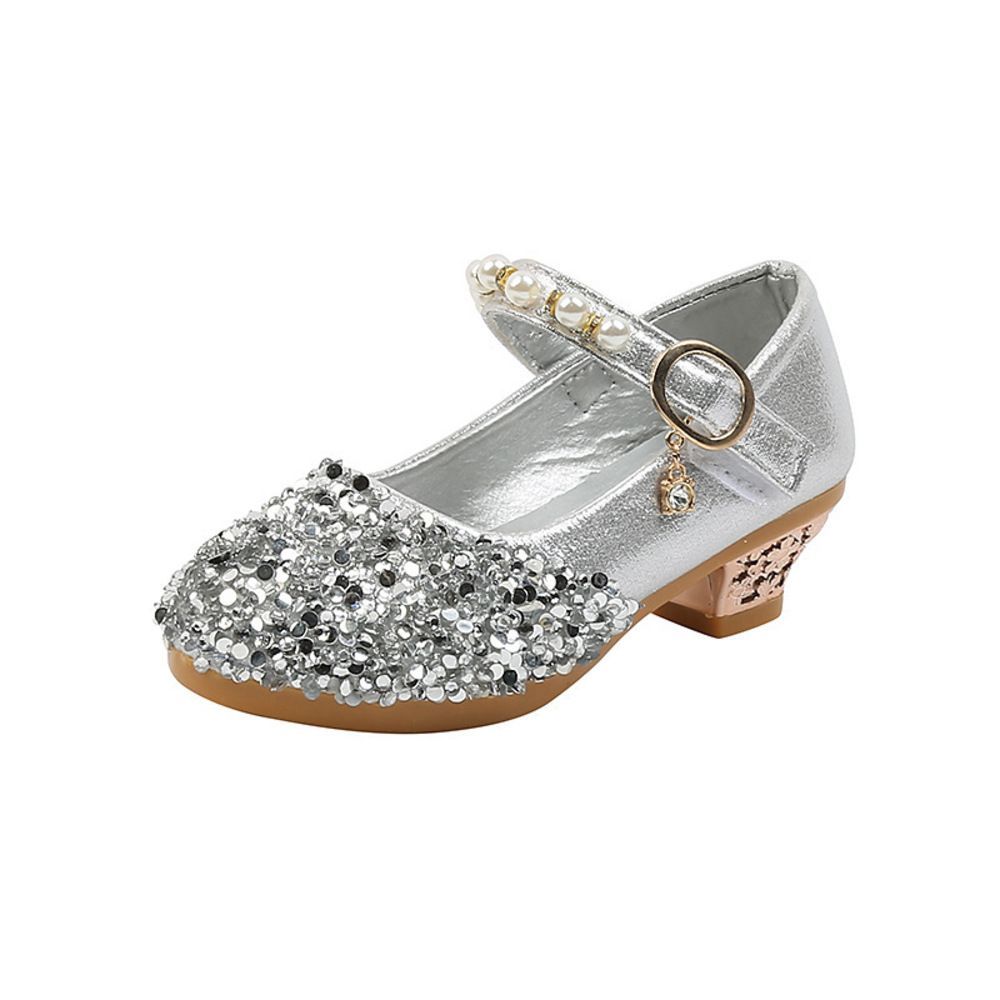 シルバー  35(21cm)  フォーマルシューズ 女の子 pmyshoesfha9 フォーマルシューズ 女の子 子供靴 キッズシューズ ドレスシューズ シューズ フォーマル靴 靴 くつ クツ 女児 子供 フォーマル かわい