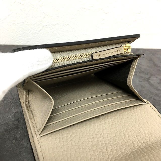 送料込み！ 未使用品 GUCCI コンパクト財布 マーモント 187 187 送料込み！ 未使用品 GUCCI コンパクトウォレット 598587