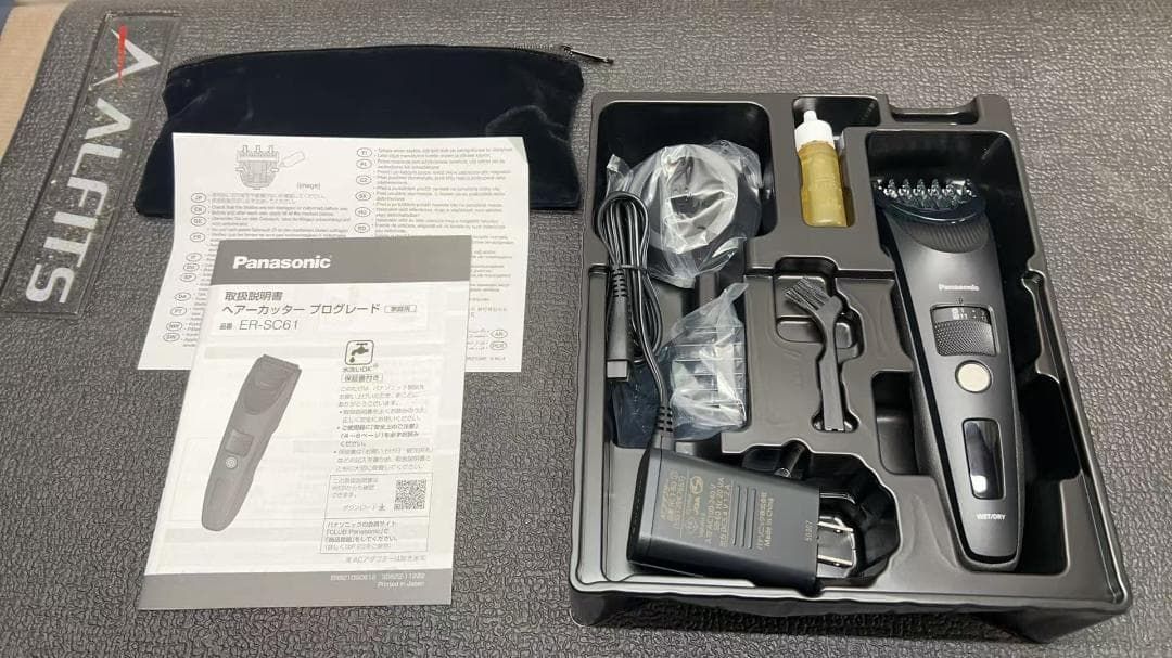 喜んでくれる パナソニック バリカン ヘアーカッター 充電式 お風呂使用可 ER-SC61 4416671 フローのある