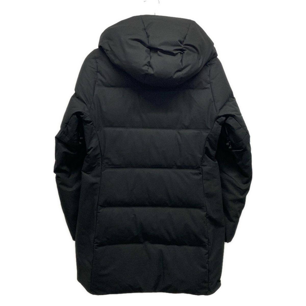DESCENTEALLTERRAIN デサントオルテライン ダウンコート サイズL レディース - 黒 長袖 ジップアップ 冬