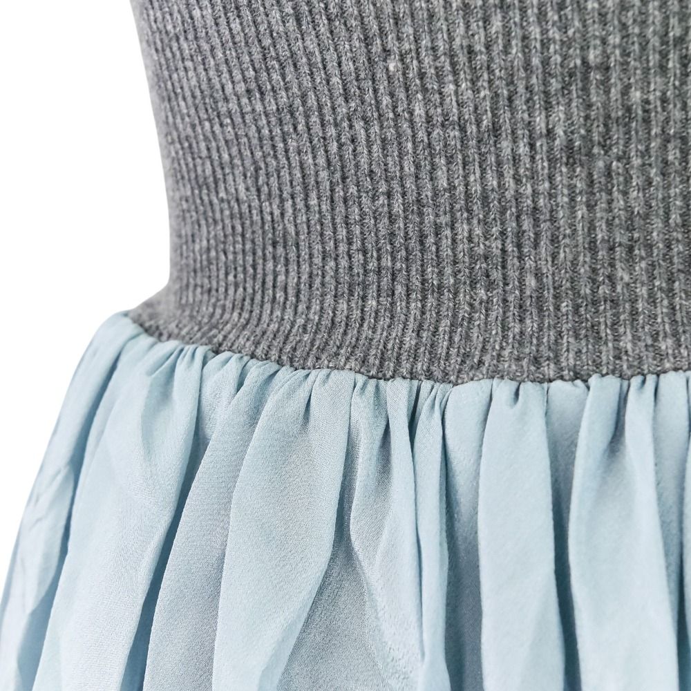 美品 24AW MYLAN マイラン Wool Cashmere Bear Top Dress with Silk  