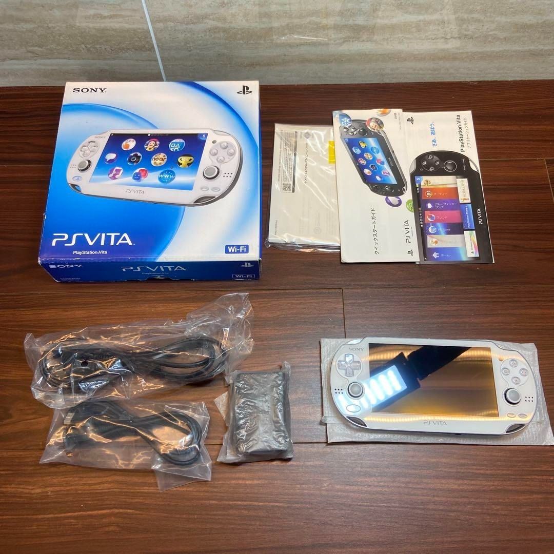 PSVita 1000 本体 クリスタル ホワイト 3974