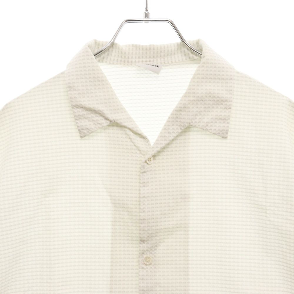 JIL SANDER (ジルサンダー) オープンカラー 半袖シャツ グレー - メルカリ