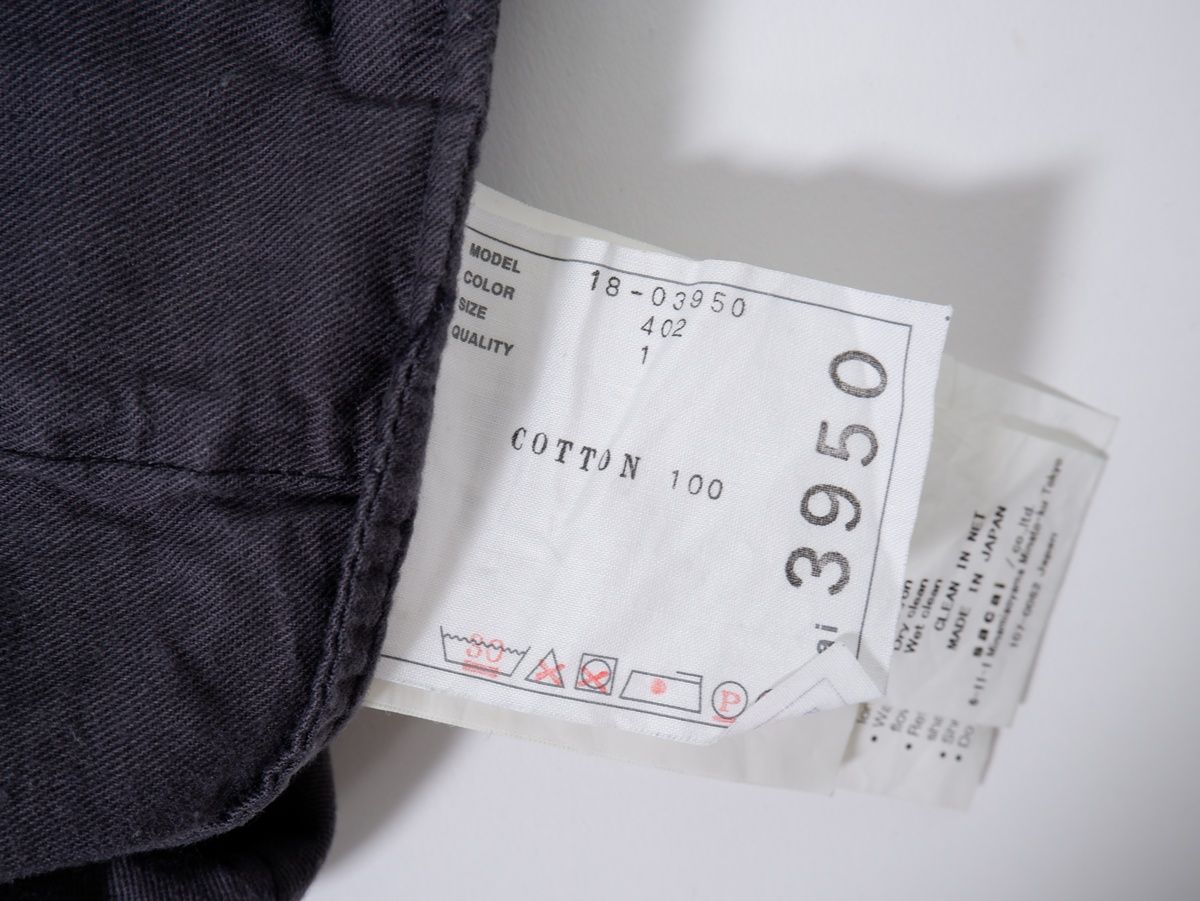 再構築カットオフドッキングデニムパンツ 1