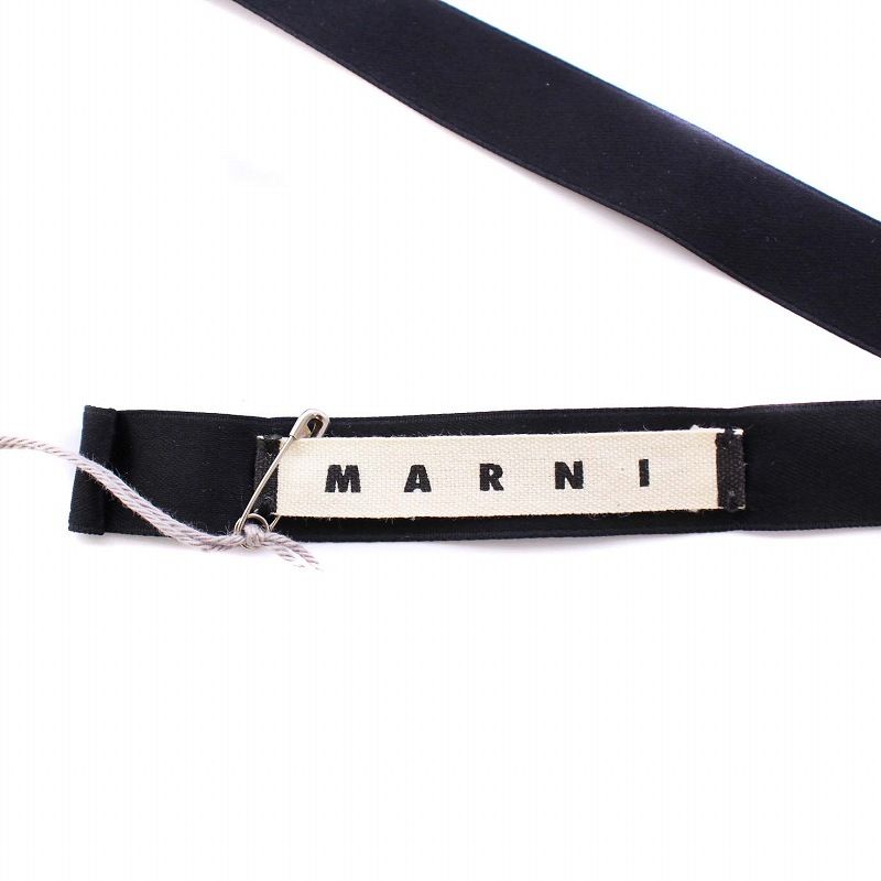 マルニ MARNI COLLANA ネックレス ゴールドチェーン ブラック