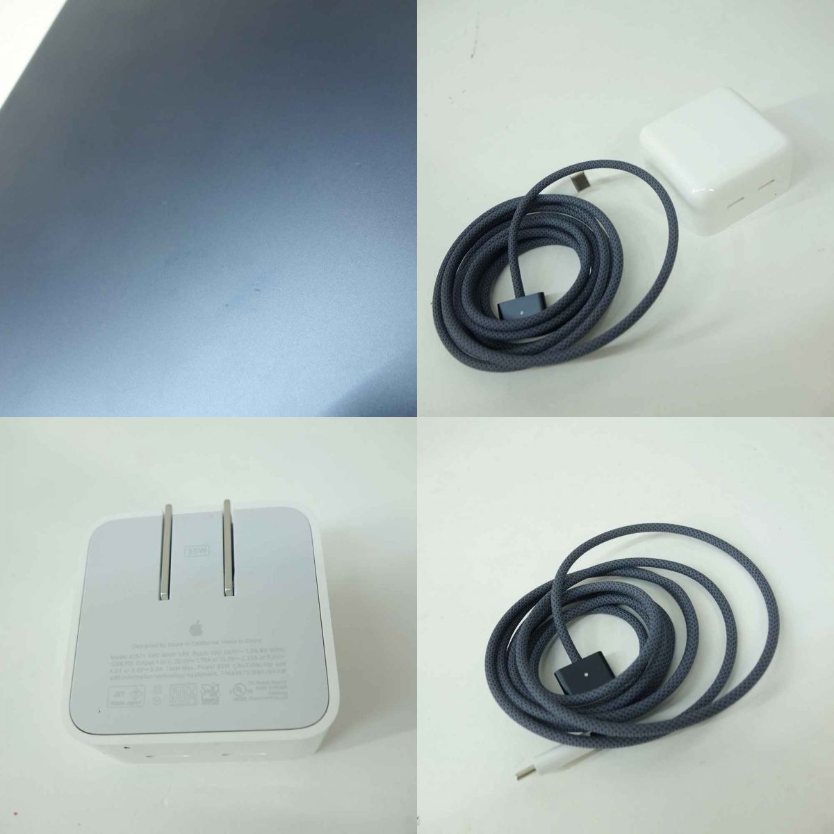 Apple M2 MacBookAir 13インチ 充放電回数1回 Macノートブックのバッテリーの充放電回数を調べる - Apple