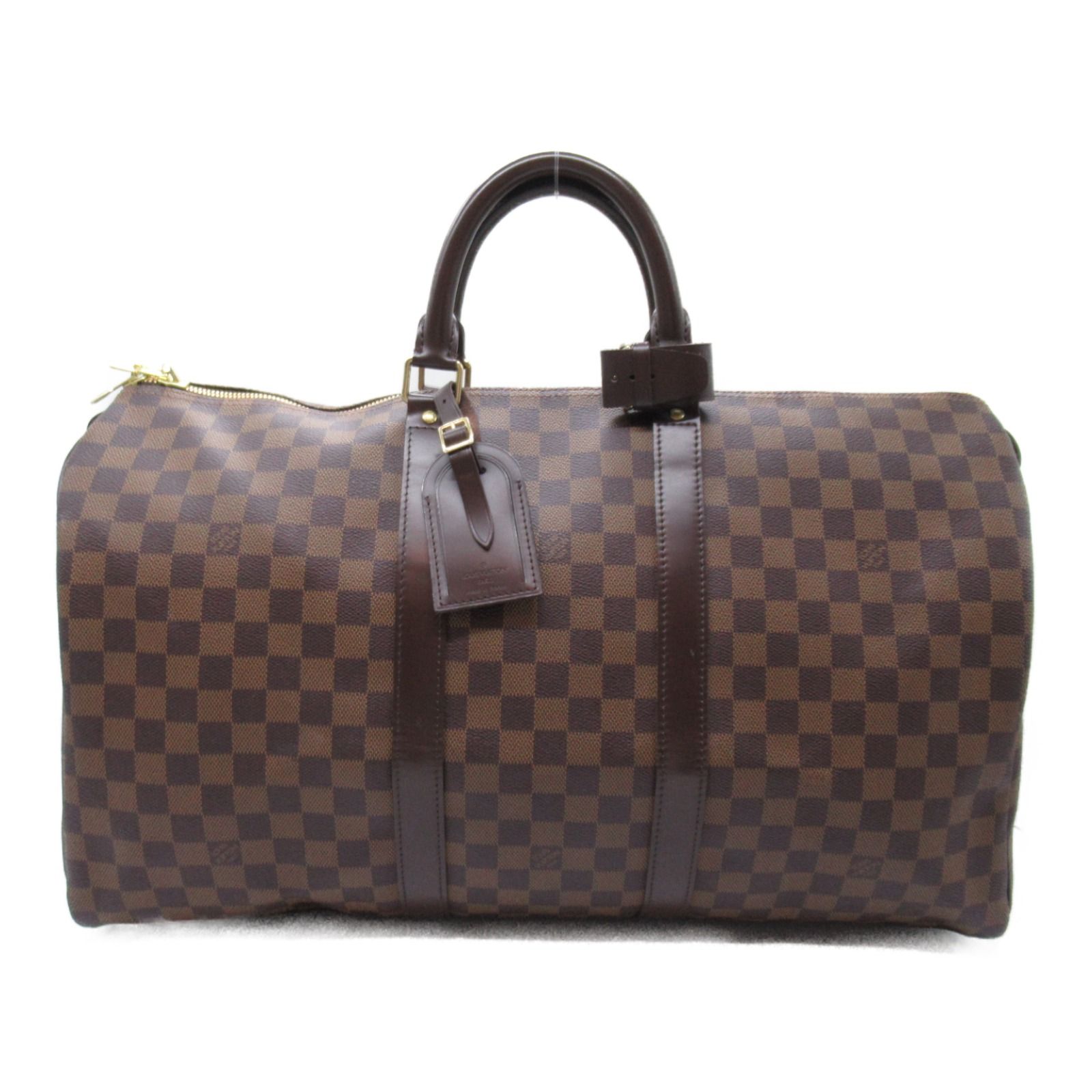 ルイ ヴィトン LOUIS VUITTON ボストンバッグ キーポル50 ボストンバッグ N41427 PVCコーティングキャンバス キーポル50 ユニセックス Used A
