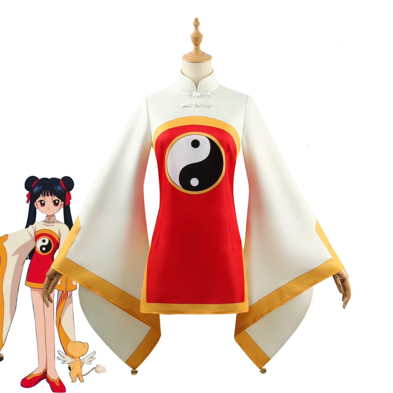 カードキャプターさくら 苺鈴 コスプレ衣装 ウィッグ 靴セット Amazon.co.jp: カードキャプターさくら 李 苺鈴 Ri Meirin 風