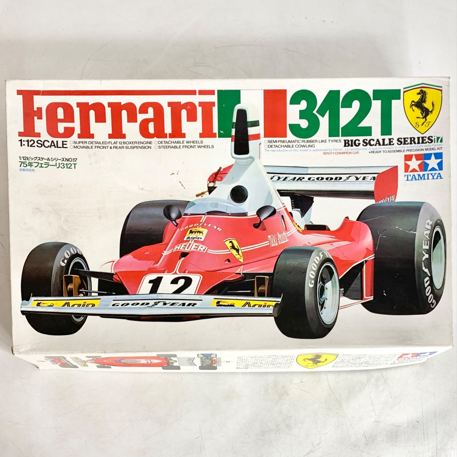 未組立 タミヤ 1/12 75年 フェラーリ 312T Ferrari チャンピオン 未組立 タミヤ 1/12 75年 フェラーリ 312T Ferrari チャンピオン