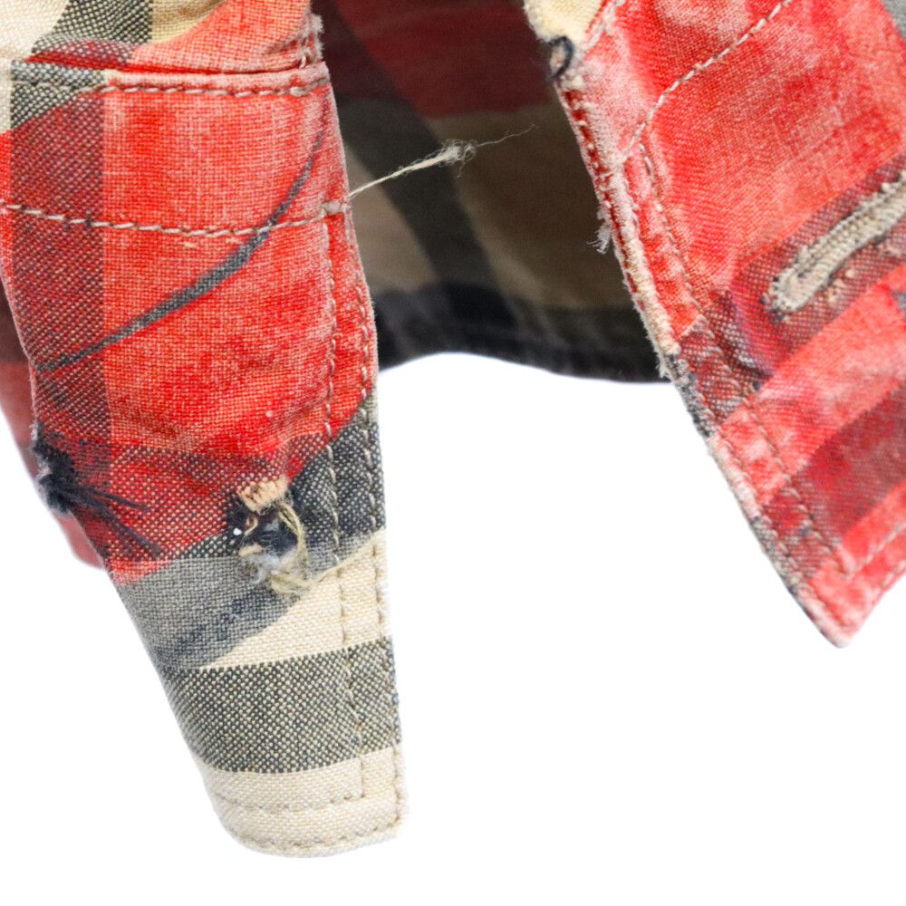 BURBERRY (バーバリー) 18AW Graffiti Print Vintage Check Shirt 総柄 