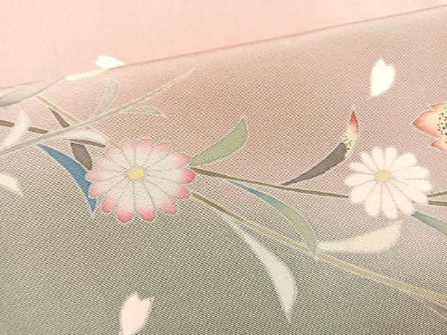 平和屋着物●訪問着　薔薇　バラ　正絹　逸品　AABH2066ph 平和屋着物○訪問着 薔薇 バラ 正絹 逸品 AABH2066ph - メルカリ