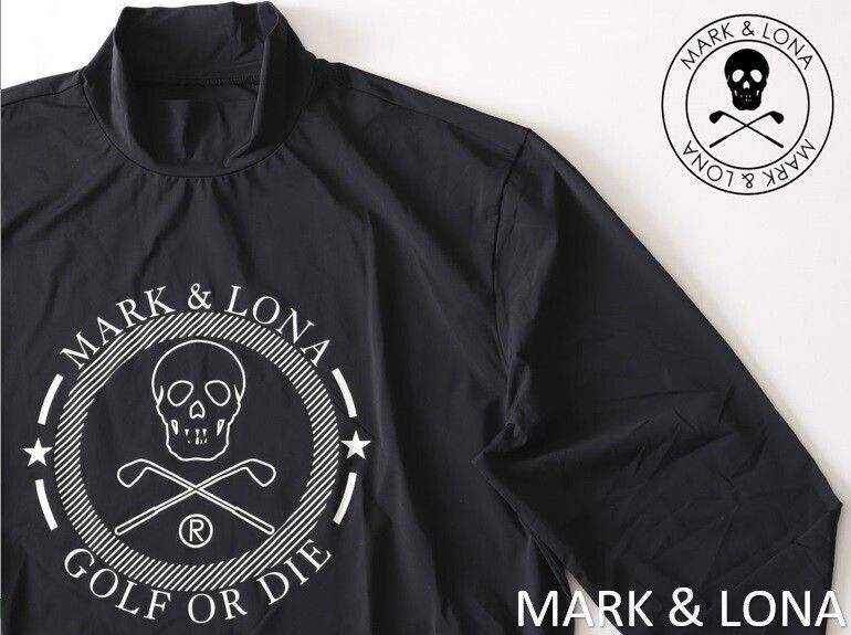 韓国限定モデル☆MARK&LONA マーク＆ロナ☆サークルスカルモックネック  
